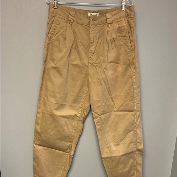 Madewell Tan Wide Leg Pants Utility Style - Picture 3 of 8